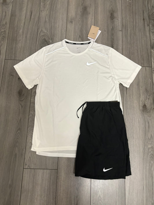 Nike White 1.0 Miler Set