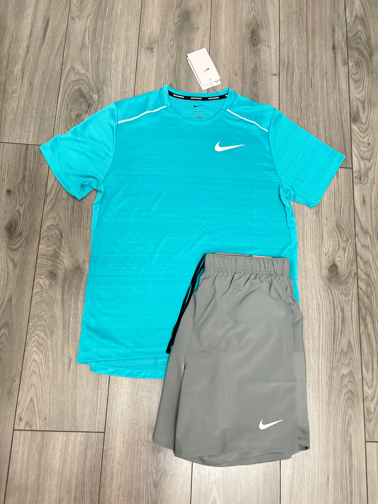 Turquoise Blue 1.0 Miler/Smoke Grey Nike Shorts